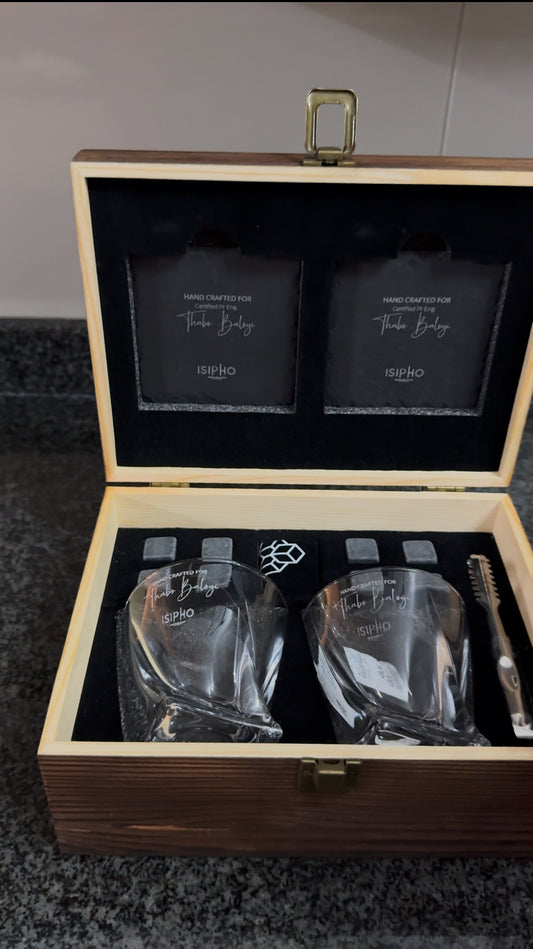 Double Glass Premium Whiskey Set